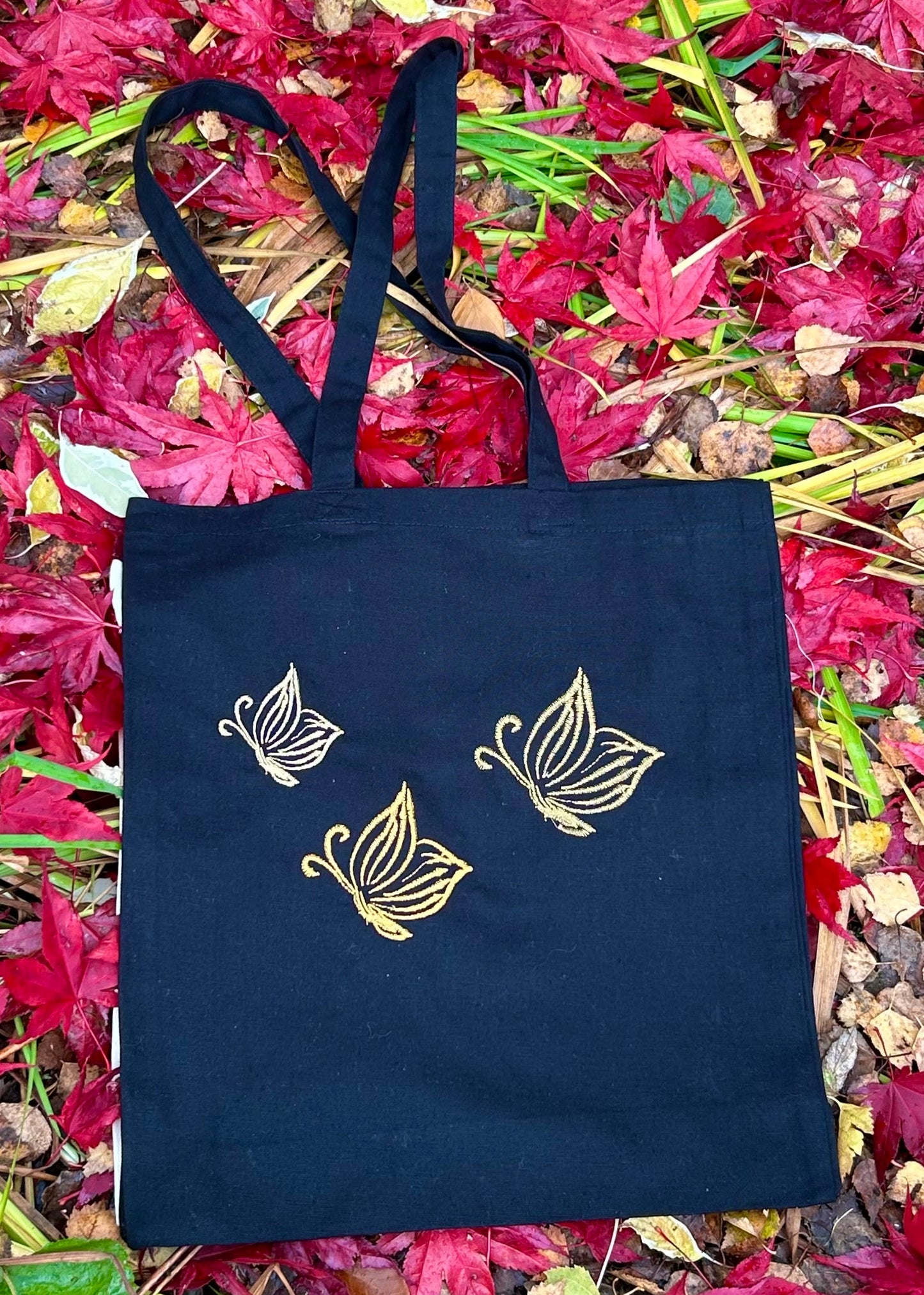 Embroidered Butterfly Tote Bag 🦋