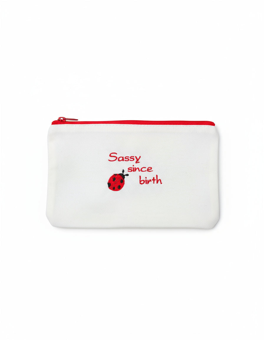 Sassy Since Birth Ladybird 🐞Pouch