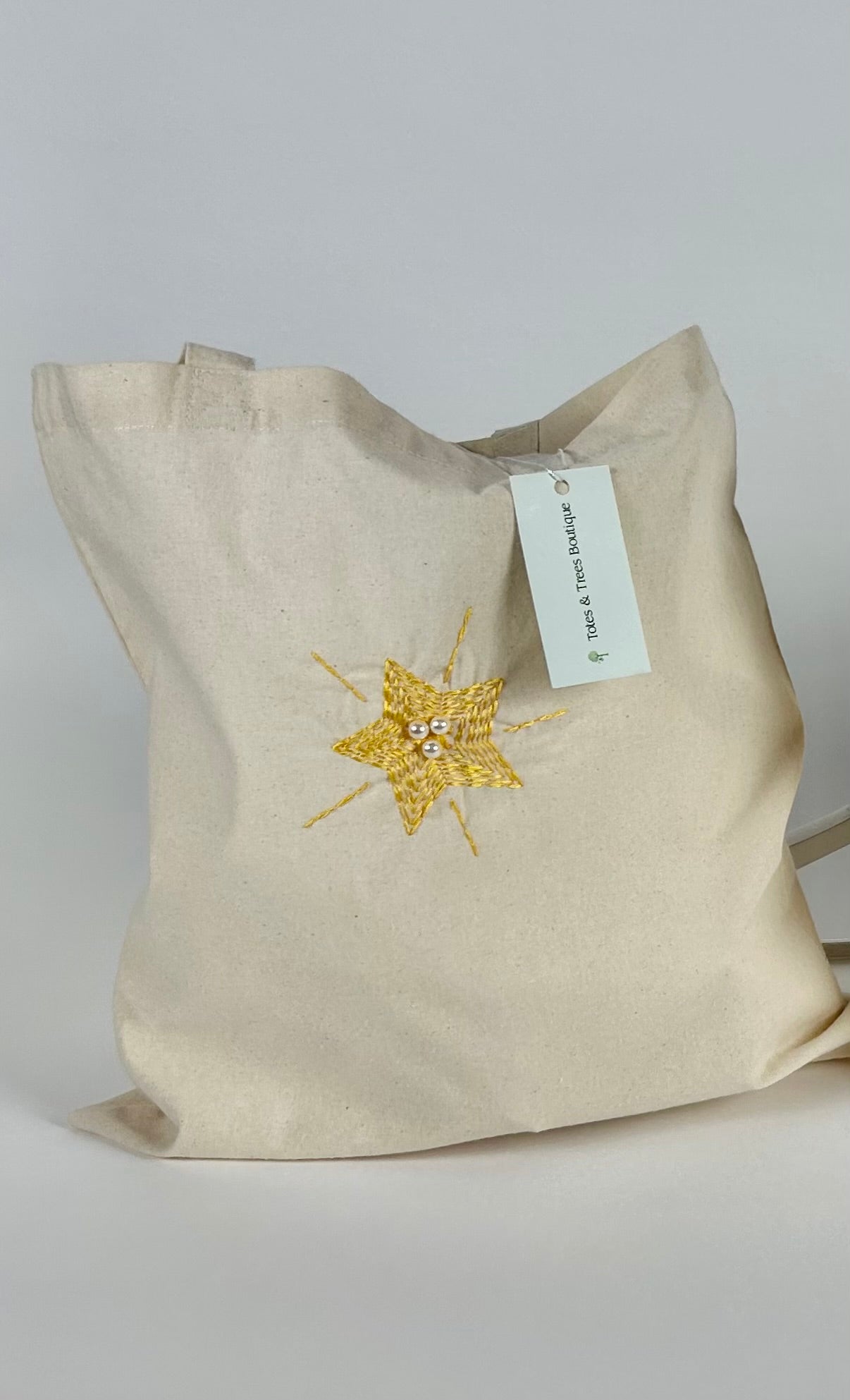 Embroidered Star Tote Bag ⭐️
