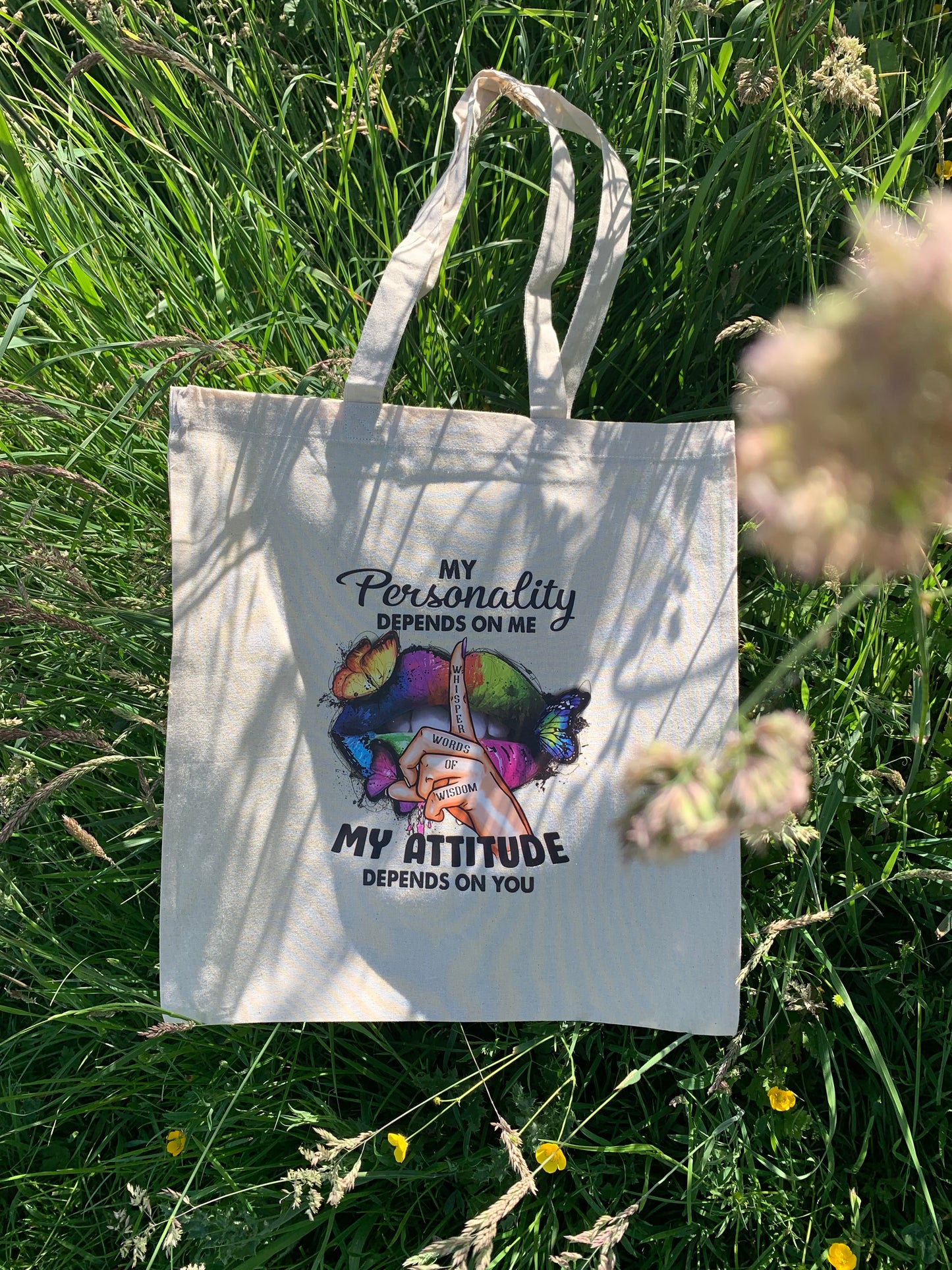 Heat-Transfer Cotton Tote Bag