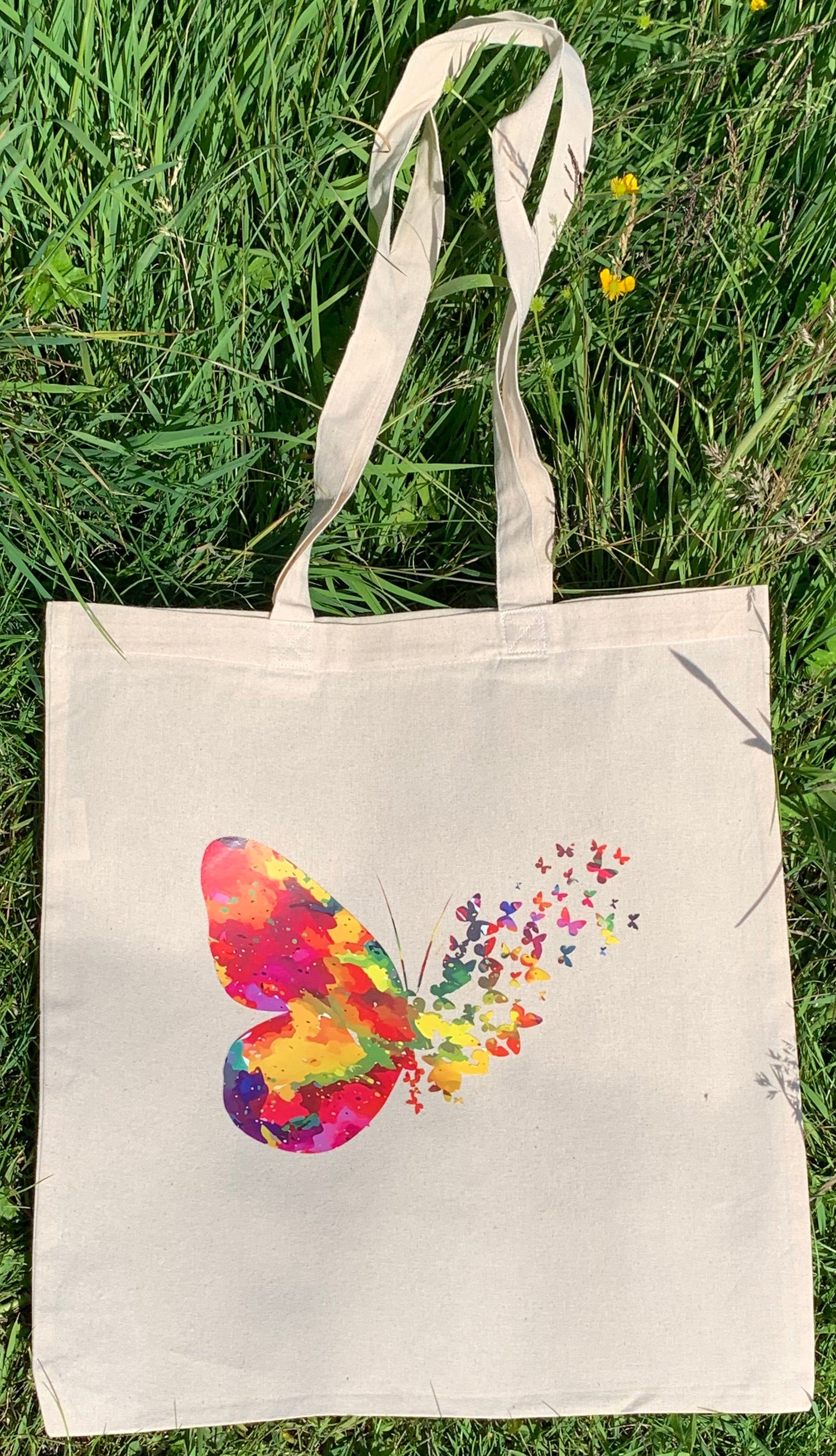 Butterfly Motif Tote Bag
