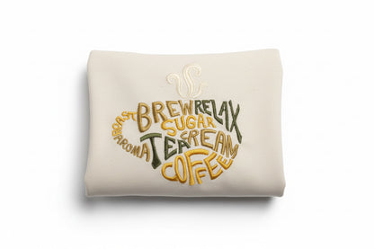 Embroidered Tea Towel ☕️