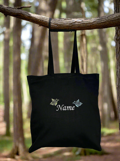 Cotton  Name Tote Bag Personalised with Name