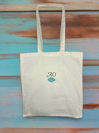 Tote Bag Personalised with Embroidered Initials