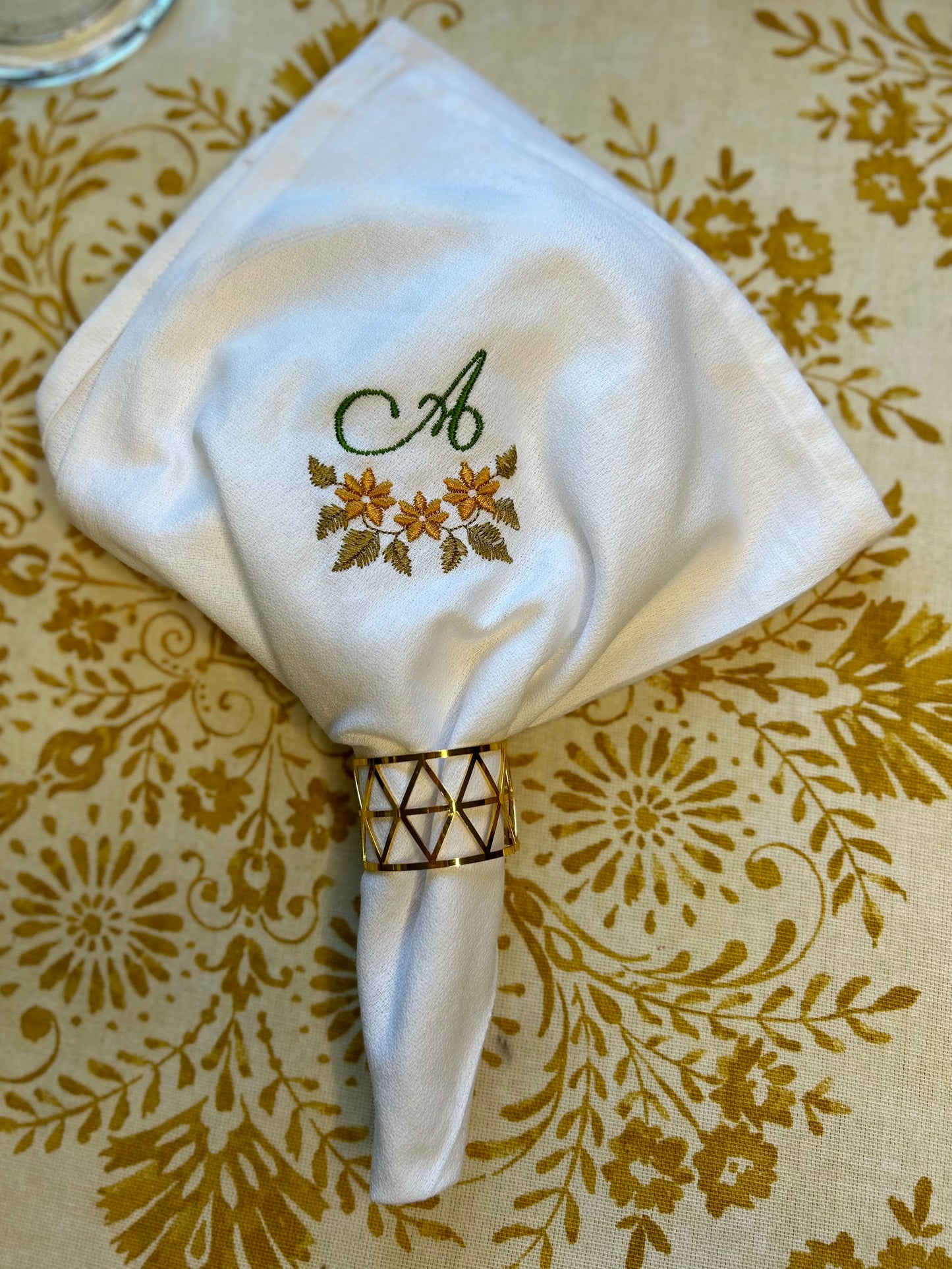 Personalised Initial Napkin