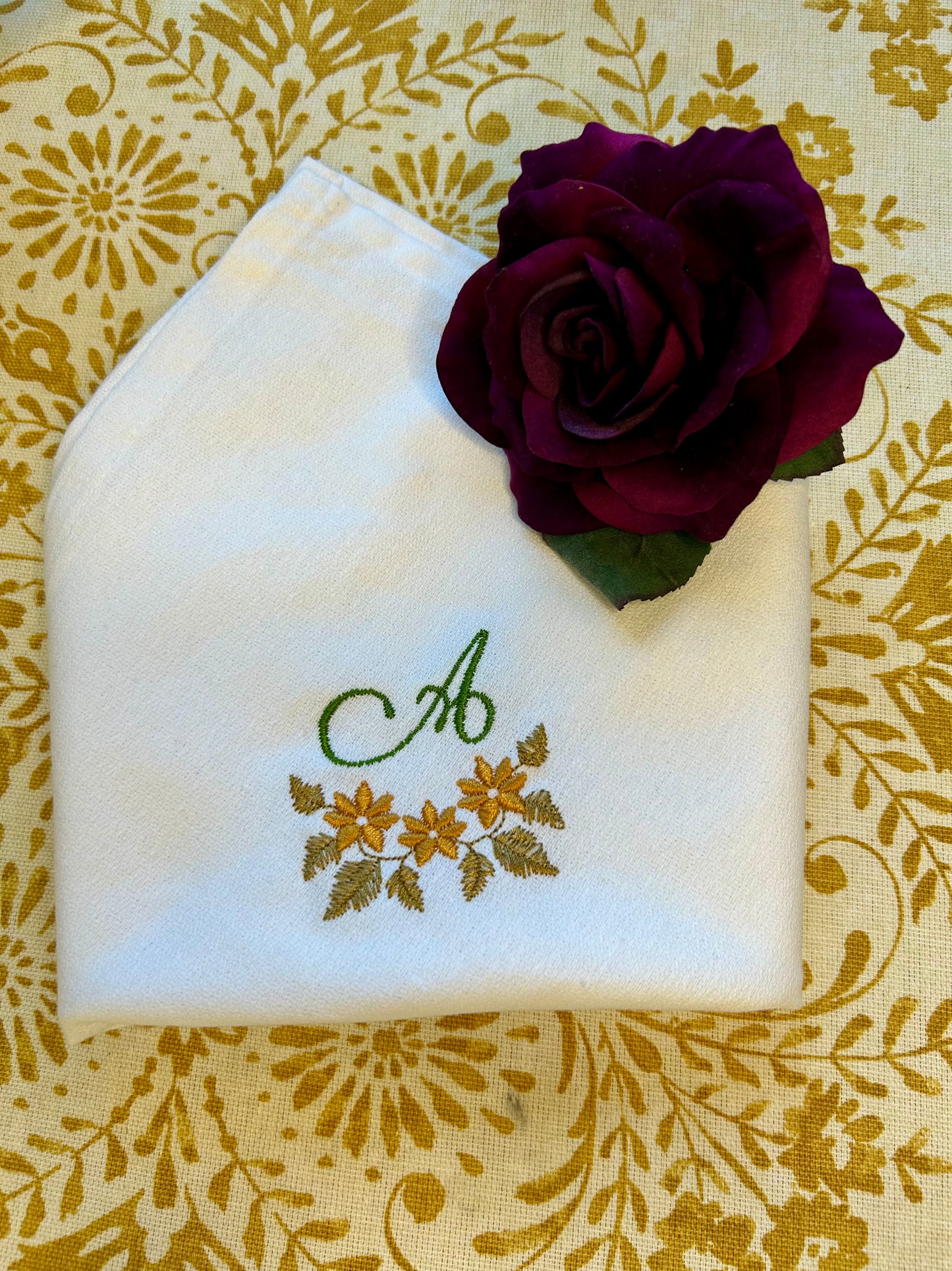 Personalised Initial Napkin