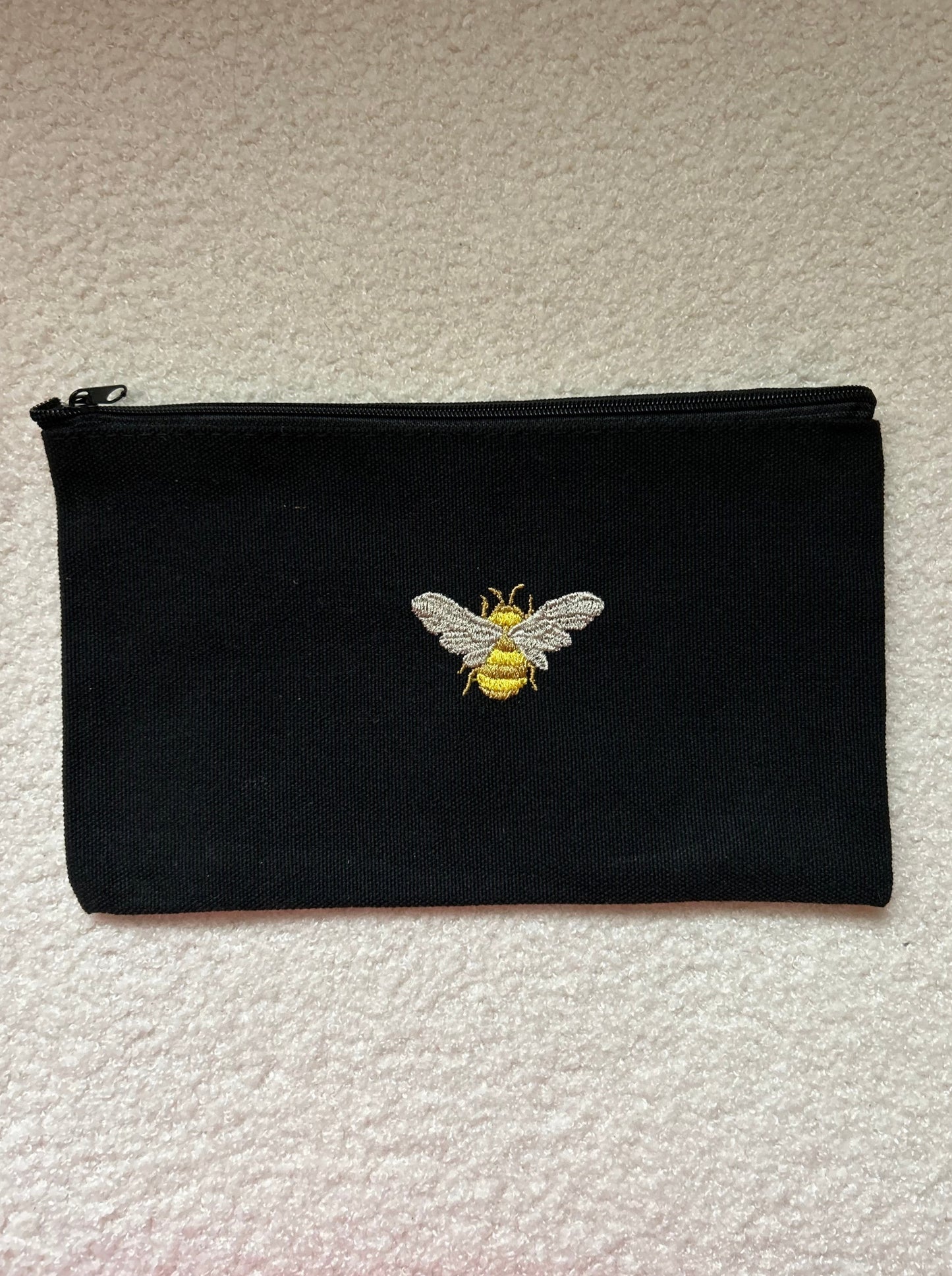 Bee Zipper Pouch and Tote Bag Set