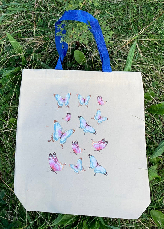 Butterfly Motif Tote Bag 🦋