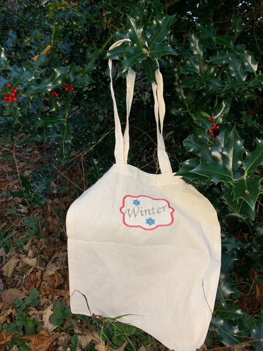 Winter Tote Bag