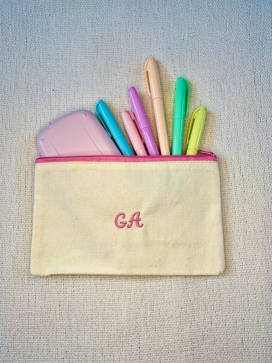 Personalised Initial Pouch