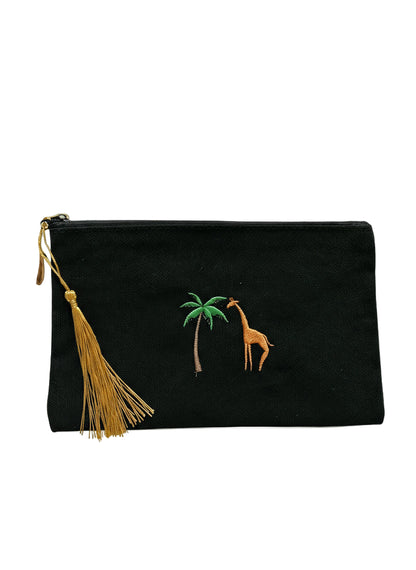Giraffe and Palm Tree Pouch 🦒🌴