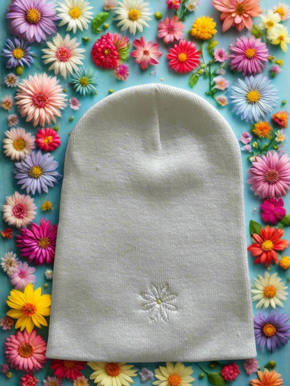 Flower embriodery Beanie 🌼