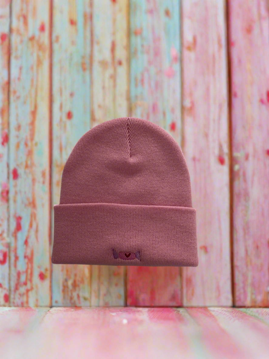 Sweet embriodery beanie 🍬