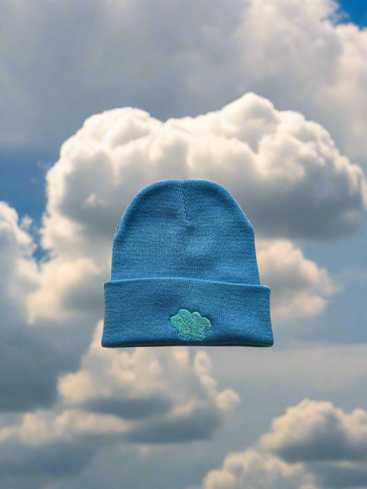 Cloud embriodery beanie ☁️