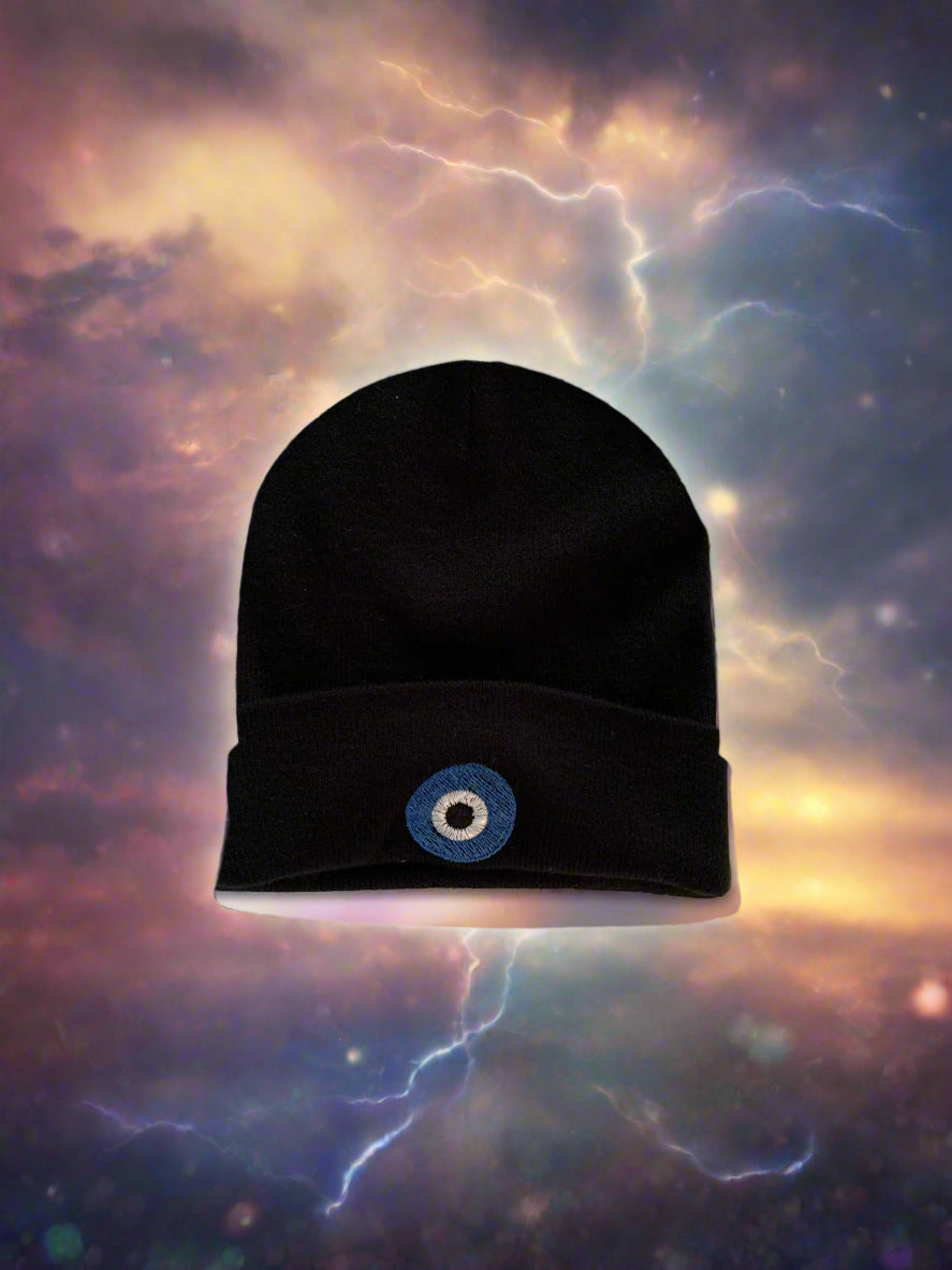 Protection eye embriodery beanie 🧿