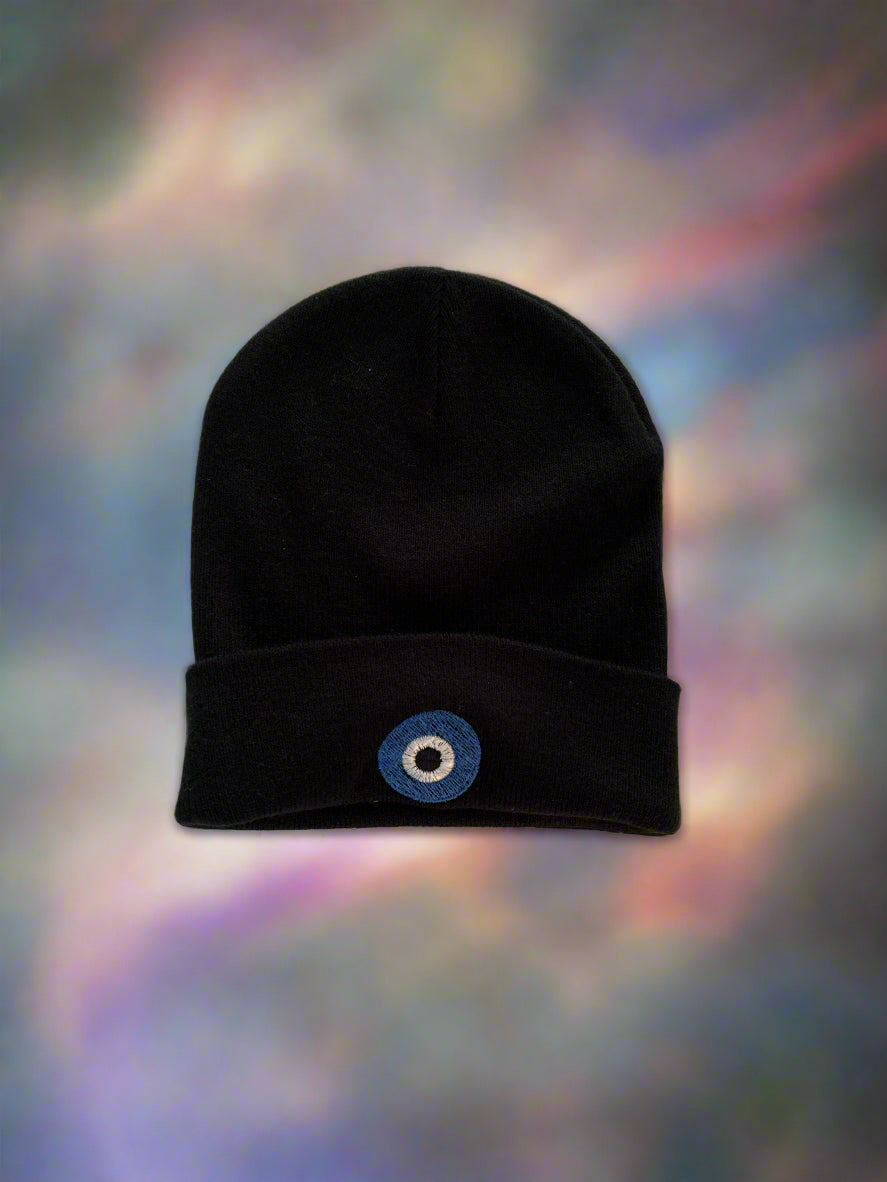 Protection eye embriodery beanie 🧿