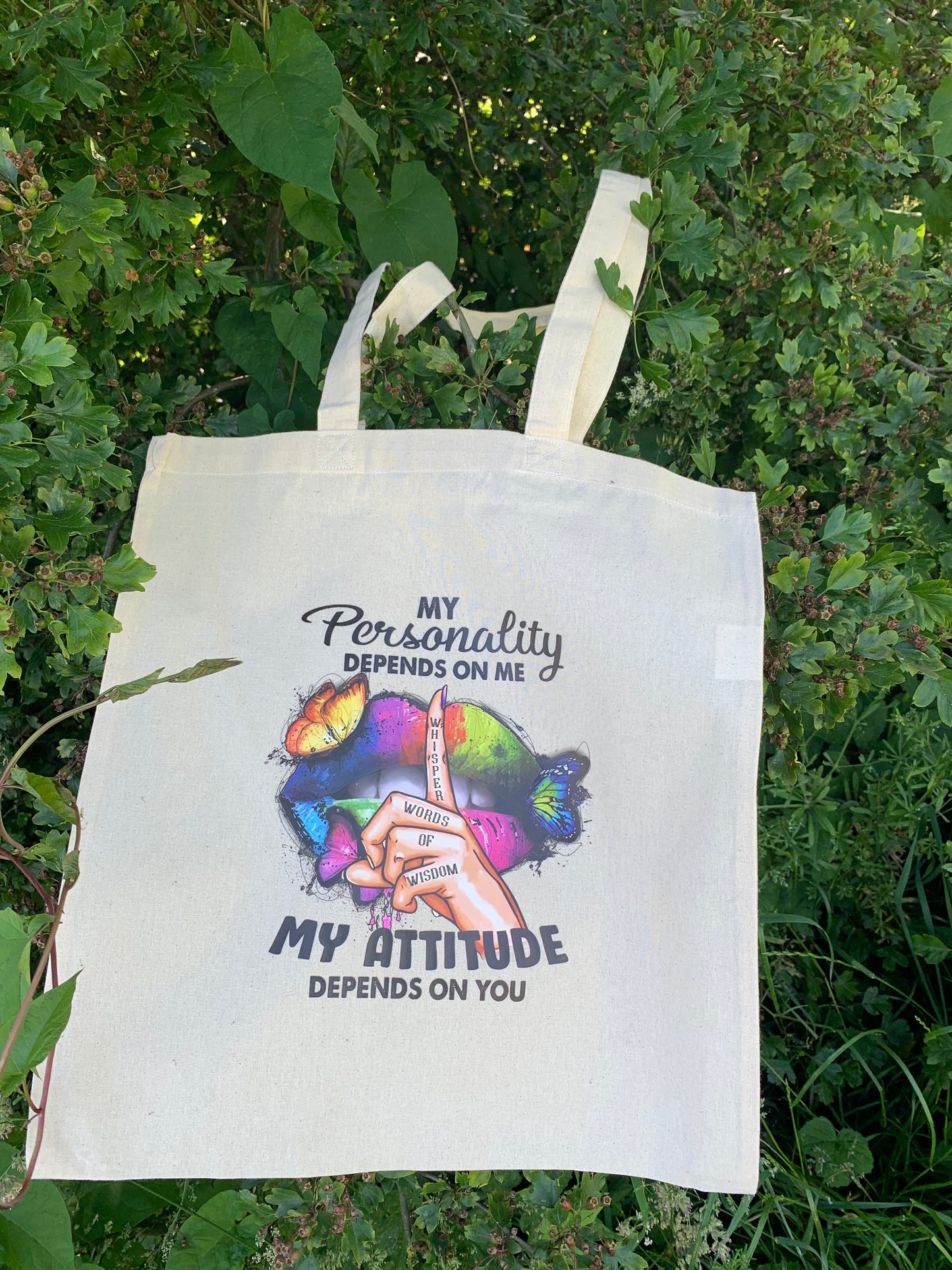 My Attitude Tote Bag