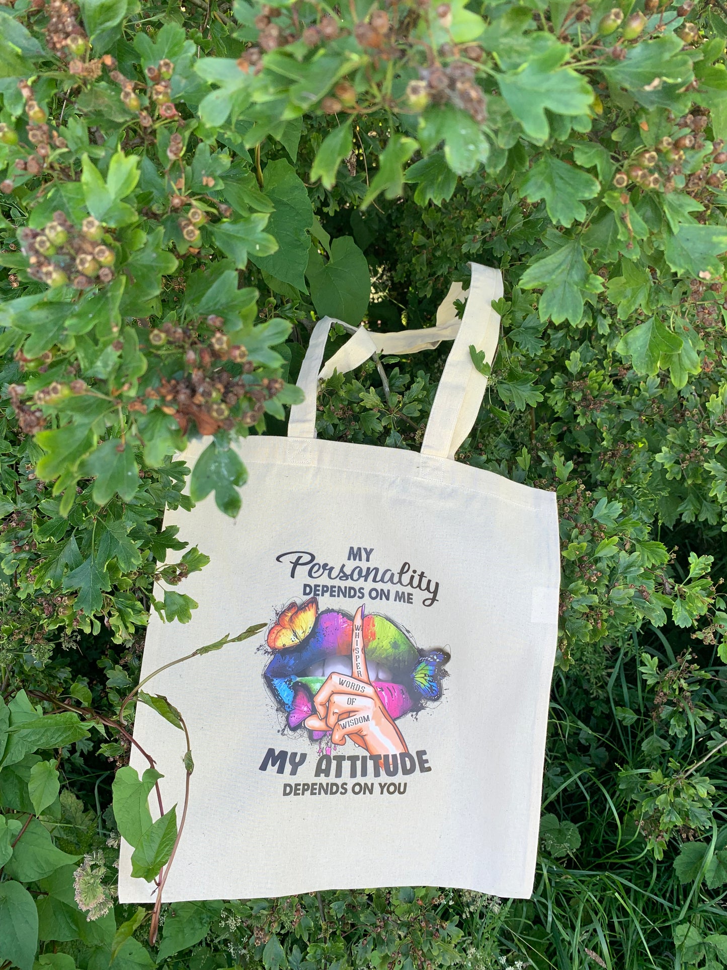 My Attitude Tote Bag