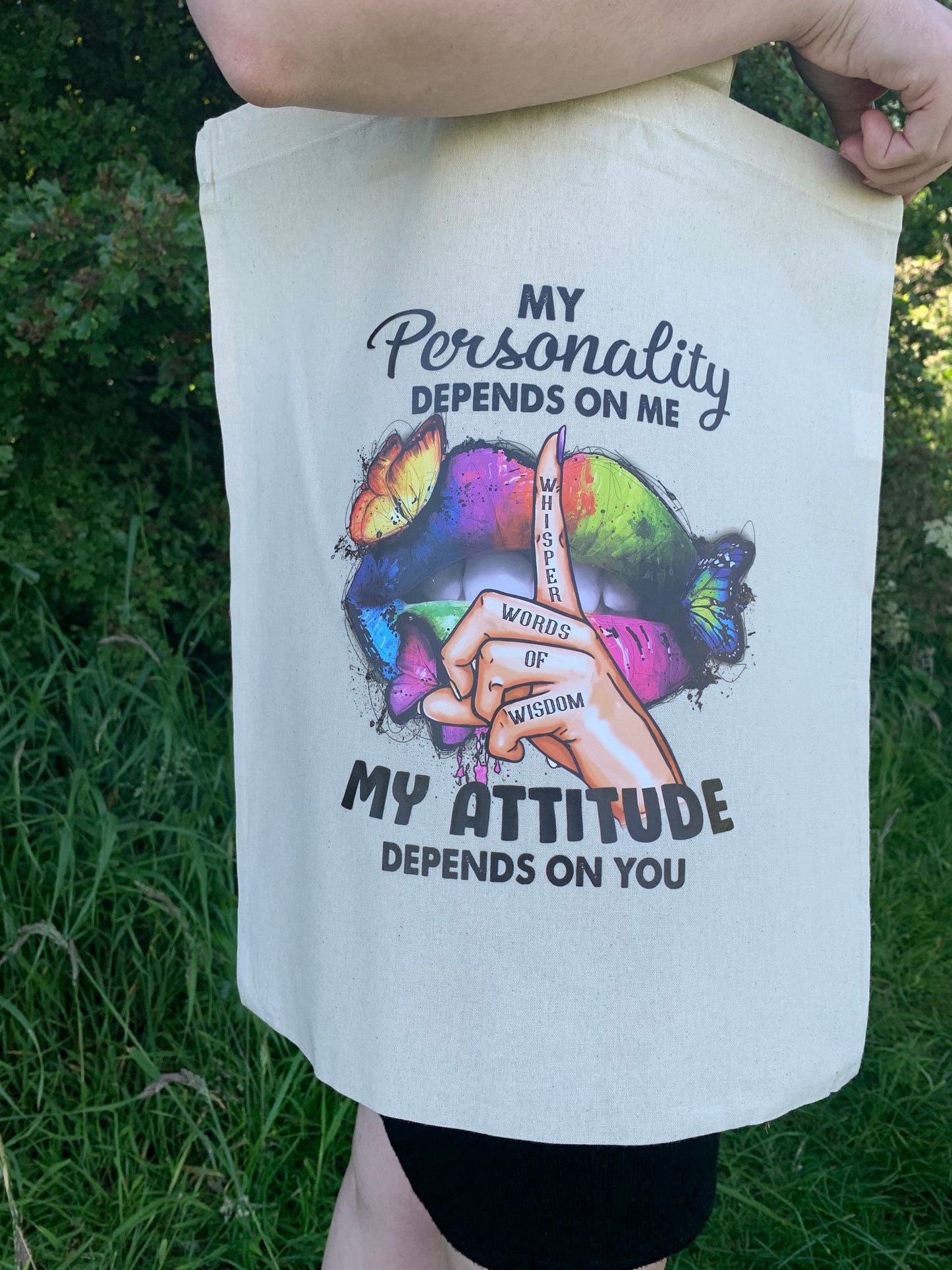 My Attitude Tote Bag