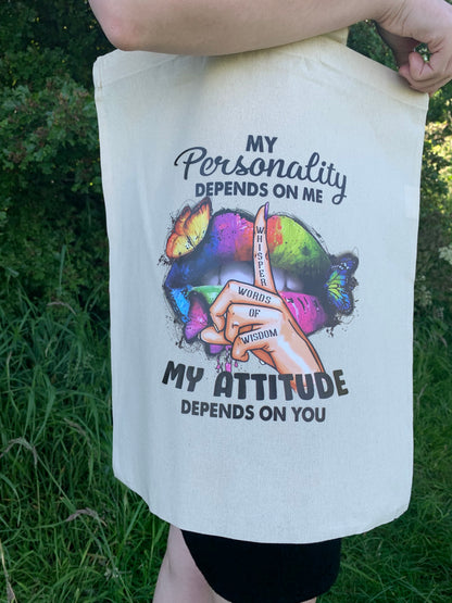 Heat-Transfer Cotton  Tote Bag