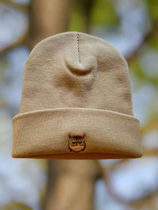 Owl embriodery beanie 🦉