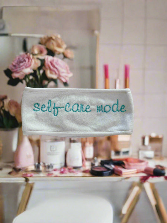 Hairband Towel with embroidered Quote